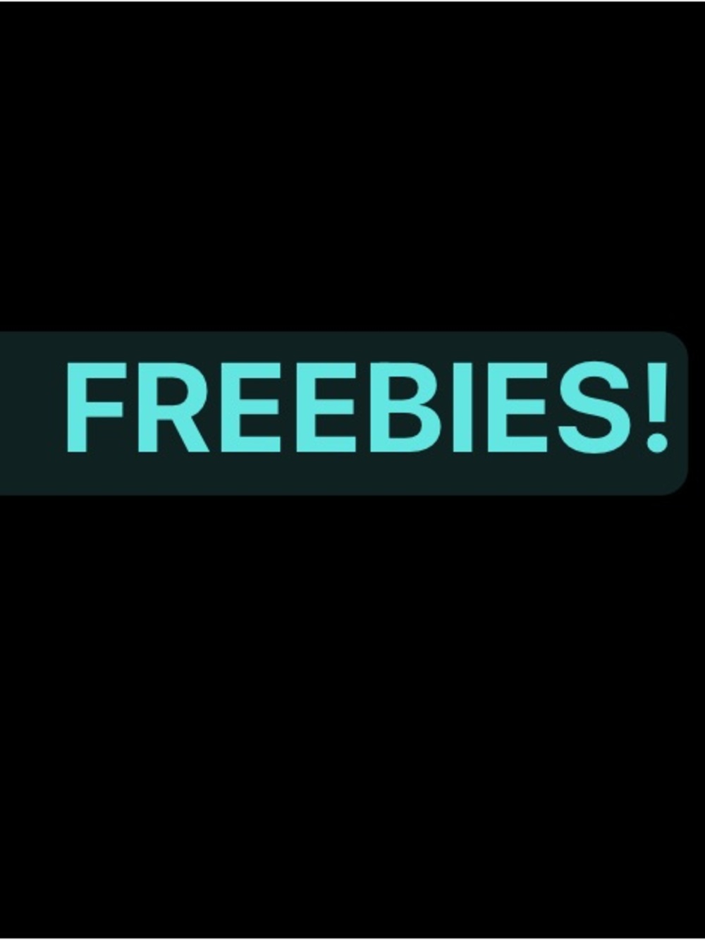 FREEBIES with purchase- pick one